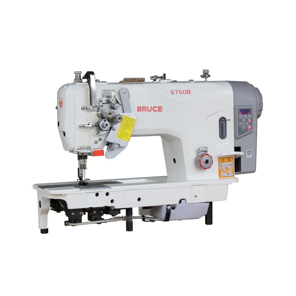 BRUCE BRC-8750B-A-005C промышленная двухигловая машина с увеличенными челноками и отключением игл