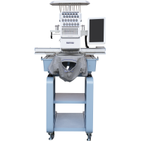 FORTEVER FT-1501R (600х400 мм) промислова одноголова вишивальна машина з 12" дисплеєм та можливістю вишивки на головних виробах