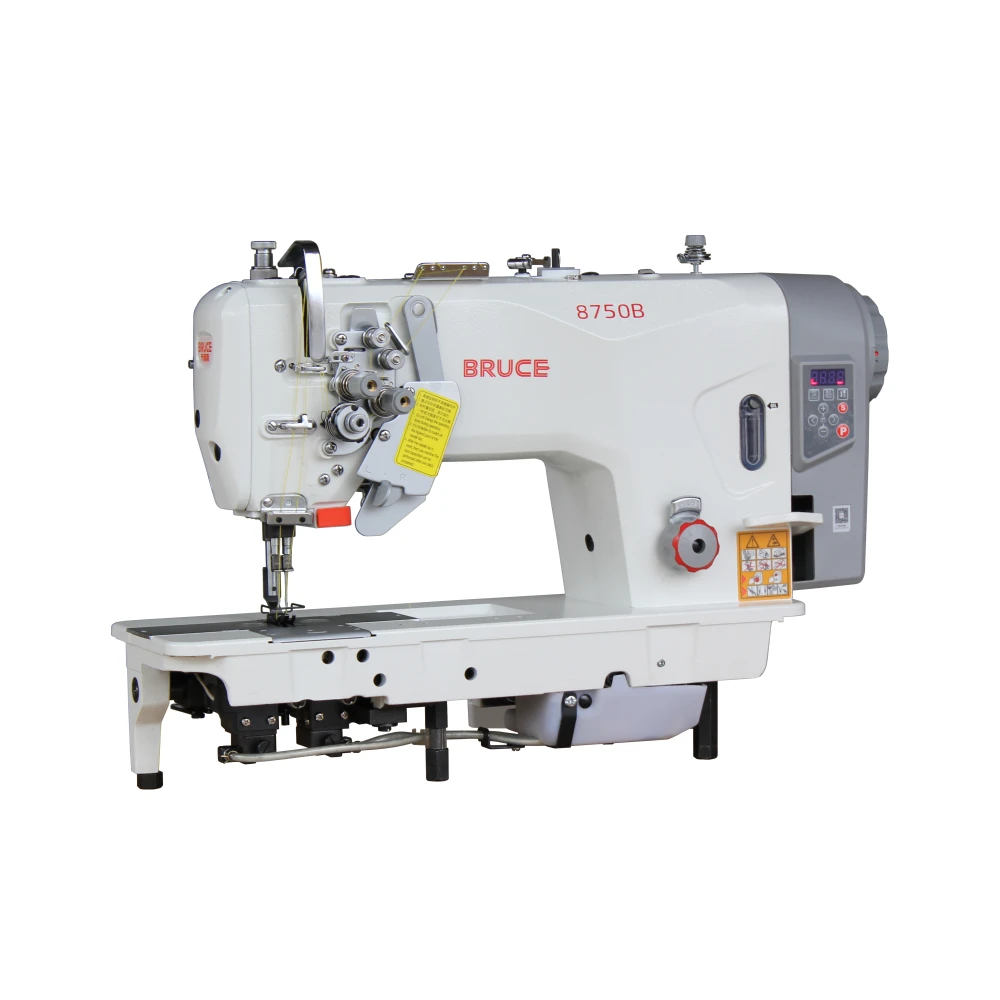 BRUCE BRC-8750B-A-005C промышленная двухигловая машина с увеличенными челноками и отключением игл