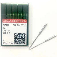 GROZ-BECKERT DPx5 №80 R голки для прямострочних машин з товстою колбою