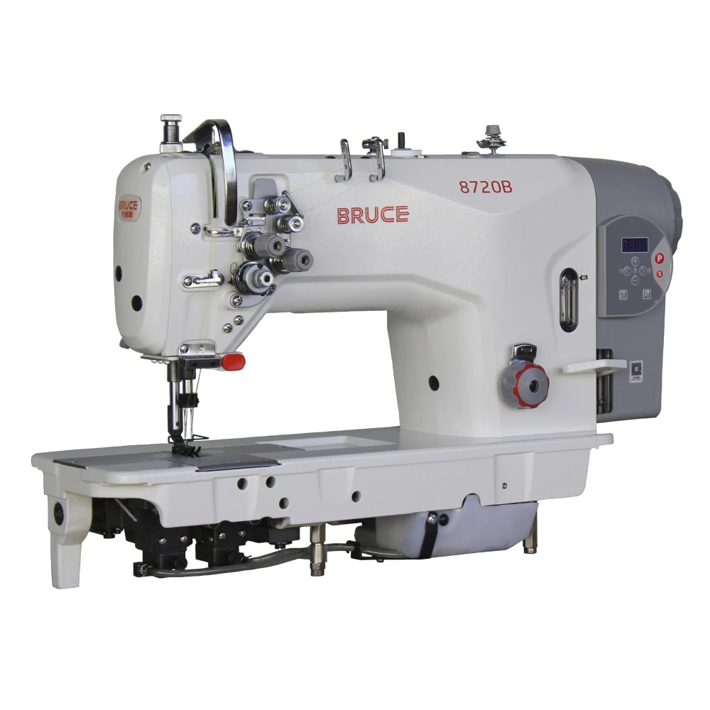 BRC-8720B-003С двухигольная швейная машина без отключения игл с увеличенными челноками