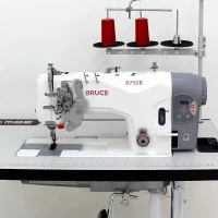 BRUCE BRC-8750B-005C промышленная двухигловая машина со встроенным серводвигателем и отключением игл