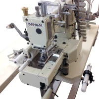 Kansai Special FX-4412P 12-голкова поясна машина ланцюжкового стібка з зубчатим пуллером, міжголкова відстань 5.0 мм