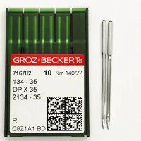 GROZ-BECKERT DPx134-35 №140 R голки для прямострочних машин з товстою колбою