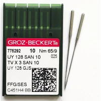 GROZ-BECKERT UYx128 SAN10 №65 SES голки для плоскошовних машин