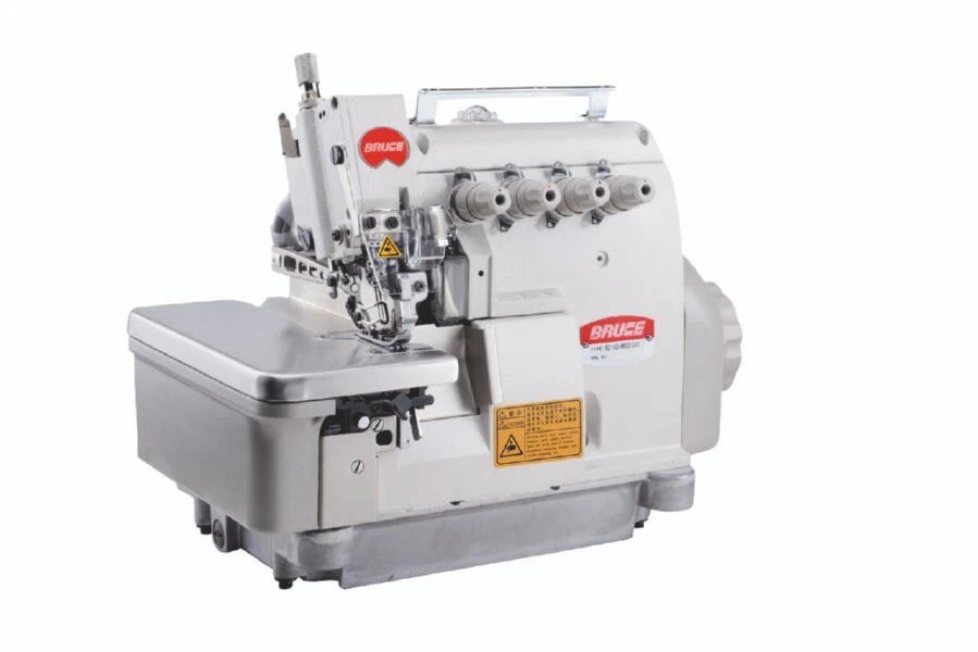 BRUCE BRC-3216D-A04/435 промышленный 5-ниточный оверлок для тяжелых материалов со встроенным серводвигателем