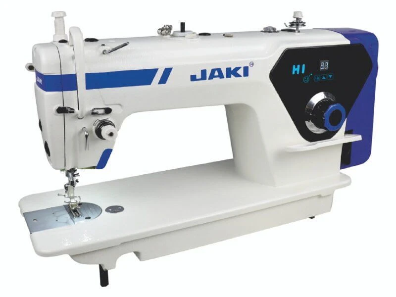 JAKI H1-7MM, промышленная швейная машина со встроенным серводвигателем для легких и средних материалов, длина стежка до 7 мм.