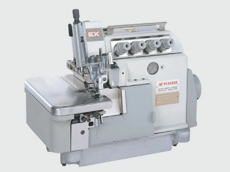Pegasus EX5214-84\433K-2x4\BT250\Y1394 4-нит. оверлок ультраскоростной серии EX Made in Japan (8000 об. в мин) с функцией закрепки цепочки нити в начале шитья.