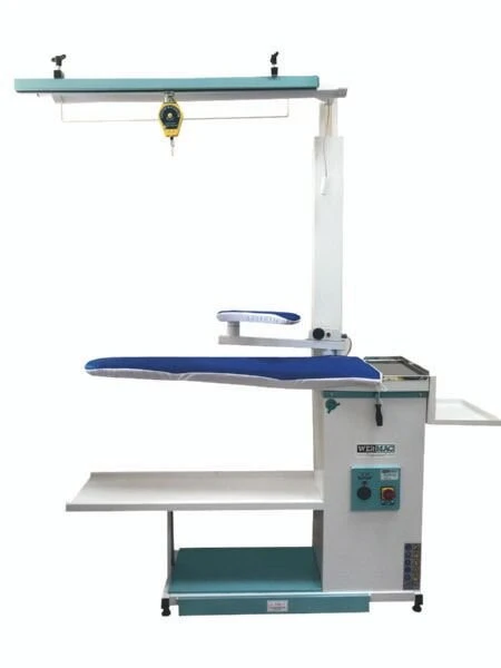 WERMAC C200 Professional промышленный гладильный стол с рукавом, подвесом утюга, отсосом воздуха