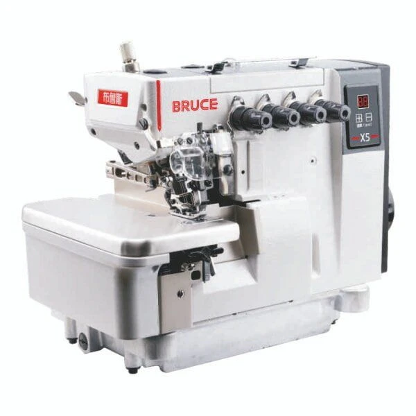 BRUCE BRC-X5-4-M03/333 высокоскоростной 4-ниточный промышленный оверлок со встроенным серводвигателем