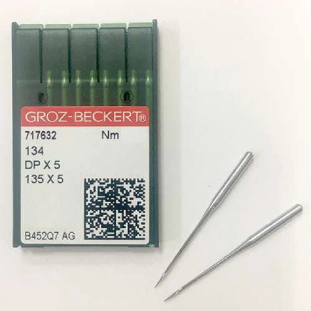 GROZ-BECKERT DPx5 №80 SES иглы для прямосрочных машин с толстой колбой