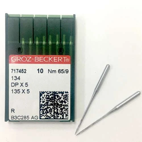 GROZ-BECKERT DPx5 №65 R голки для прямострочних машин з товстою колбою