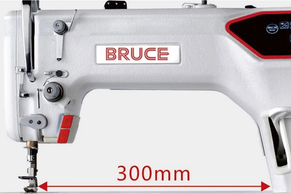 BRUCE R6F, 1 иголная промышленная швейная машина безпосадочная, с полусухой головкой, и автоматическими функциями