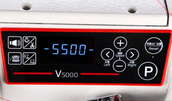 BRUCE V5000-UT-01GBx356/PL Плоскошовна машина рукавного типу з автоматичними фунціями.