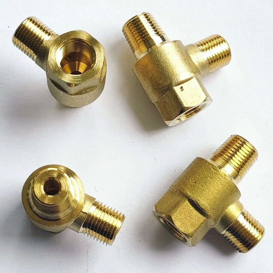 З'єднання реле тиску та  манометра  1/8" NPT (super mini з манометром) SY PMT 18