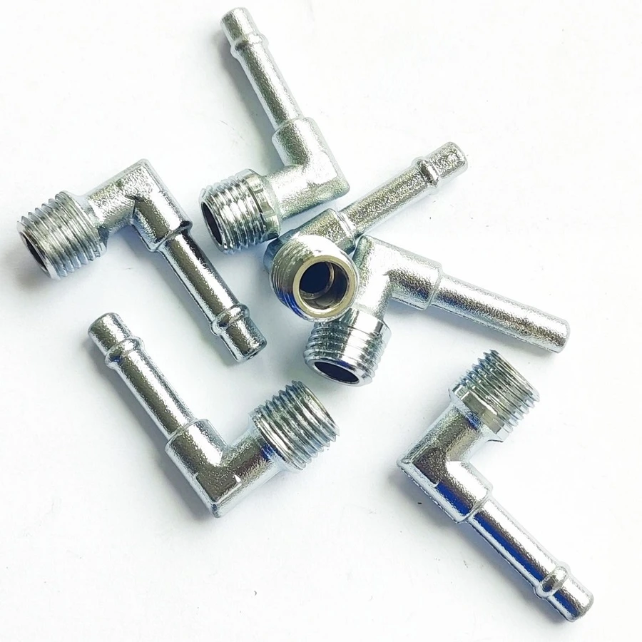 Кутник бронзовий Ніпель шланга 1/4" 90ºС SY HN 1490 Silter