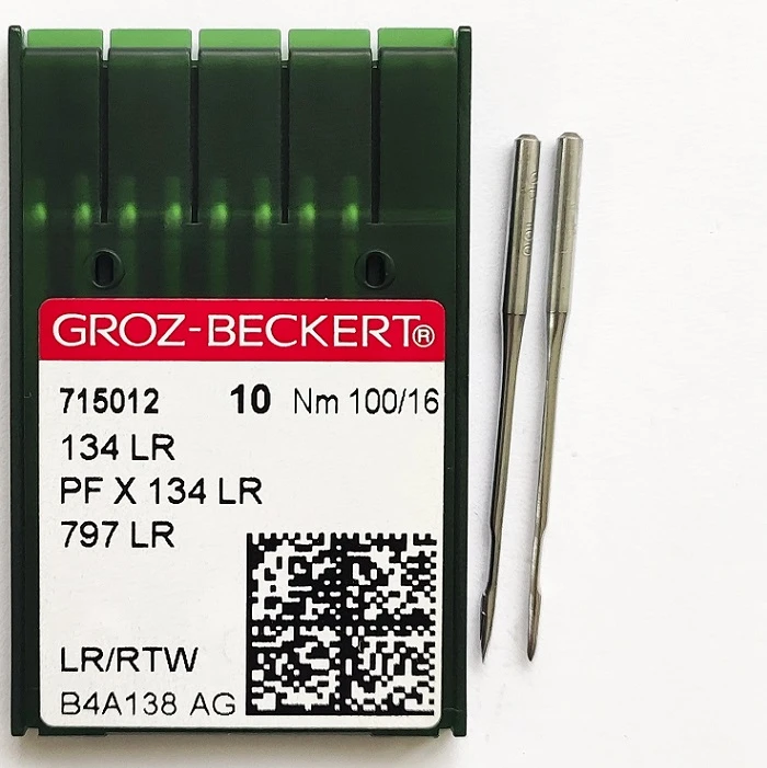 GROZ-BECKERT PFх134LR/RTW  №100  для прямострочних машин з товстою колбою