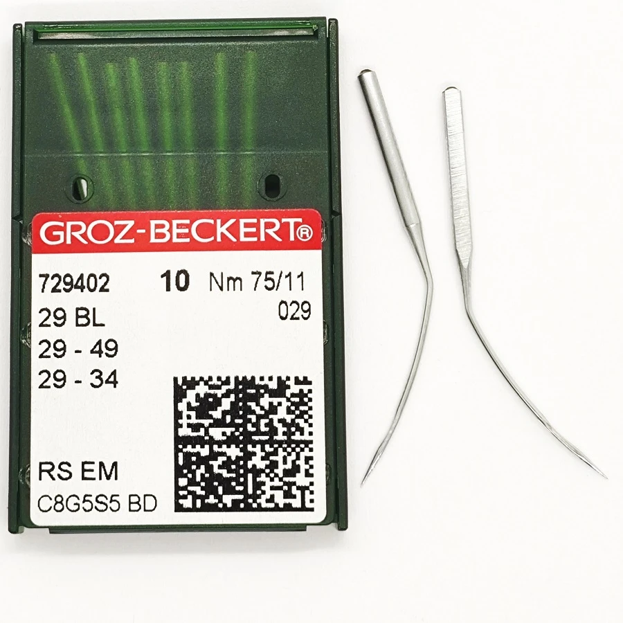 Groz Beckert 29 BL\29-49 №75 RS EM голки для підшивочної машини