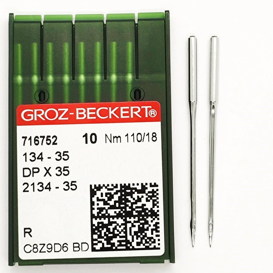 GROZ-BECKERT DPx134-35 №110 R иглы для прямострочных машин с толстой колбой