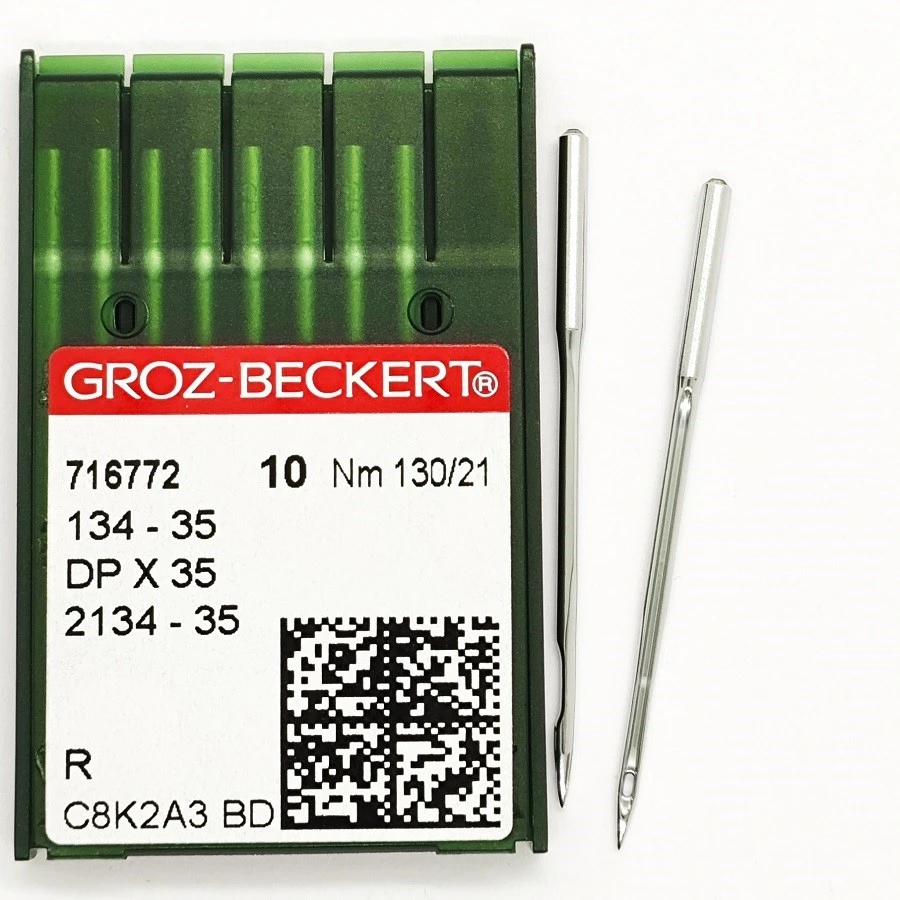 GROZ-BECKERT DPx134-35 №130 R иглы для прямострочных машин с толстой колбой