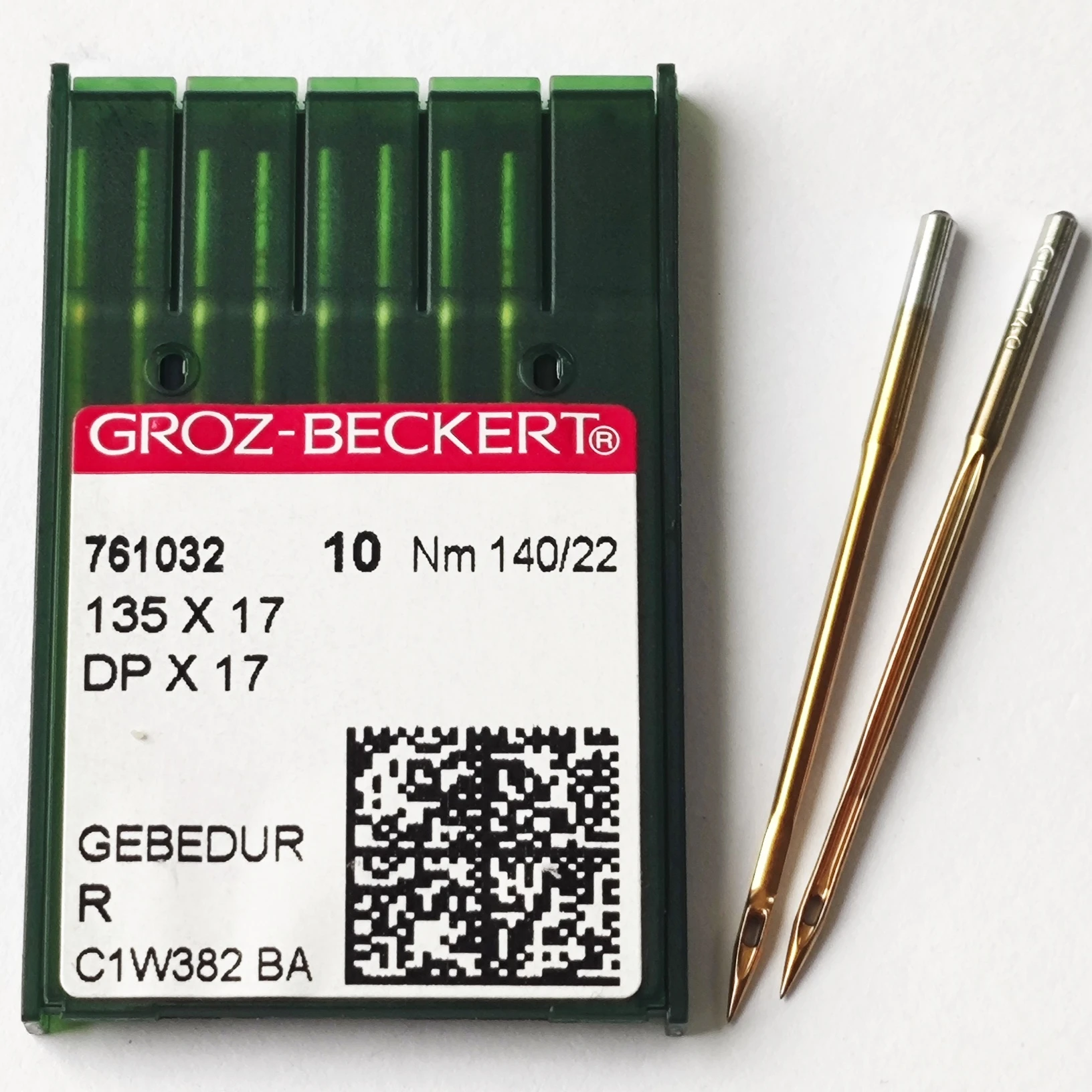 GROZ-BECKERT DPx17 №140 R Gebedur удлиненные иглы для швейных машин с толстой колбой