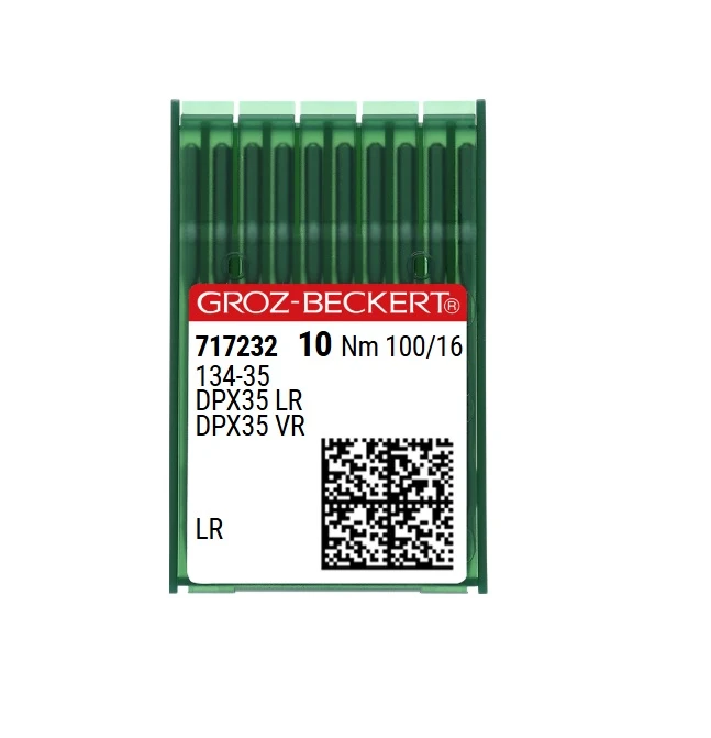 GROZ-BECKERT DPx134-35 №110 LR иглы для прямострочных машин с толcтой колбой