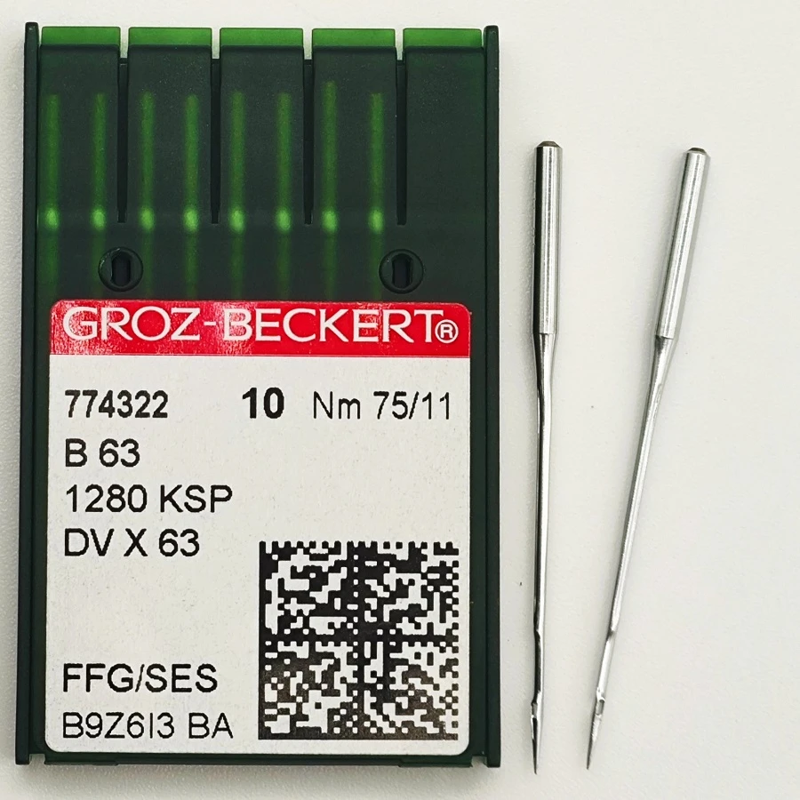 GROZ-BECKERT DVx63 №75 SES голки для плоскошовних машин