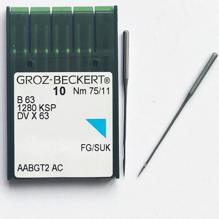 GROZ-BECKERT DVx63 №75 SUK голки для плоскошовних машин