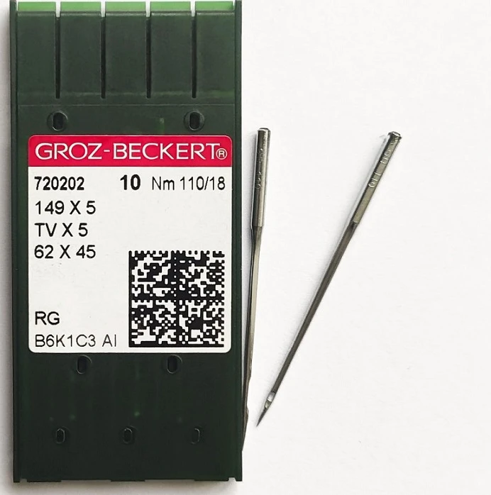 GROZ-BECKERT TVx5 №110 RG голки для машин ланцюжкового стібка