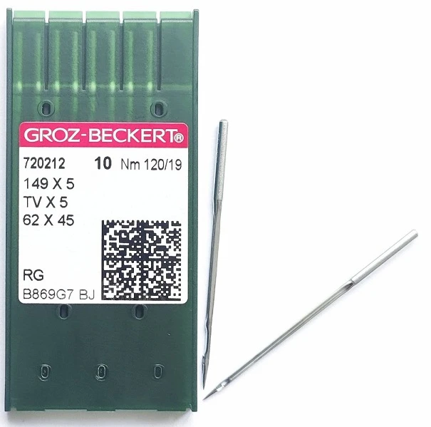 GROZ-BECKERT TVx5 №120 RG голки для машин ланцюжкового стібка
