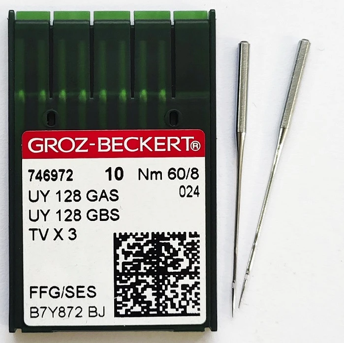 GROZ-BECKERT UYx128GAS №60 SES иглы для плоскошовных машин