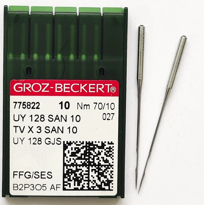 GROZ-BECKERT UYx128 SAN10 №70 SES голки для плоскошовних машин