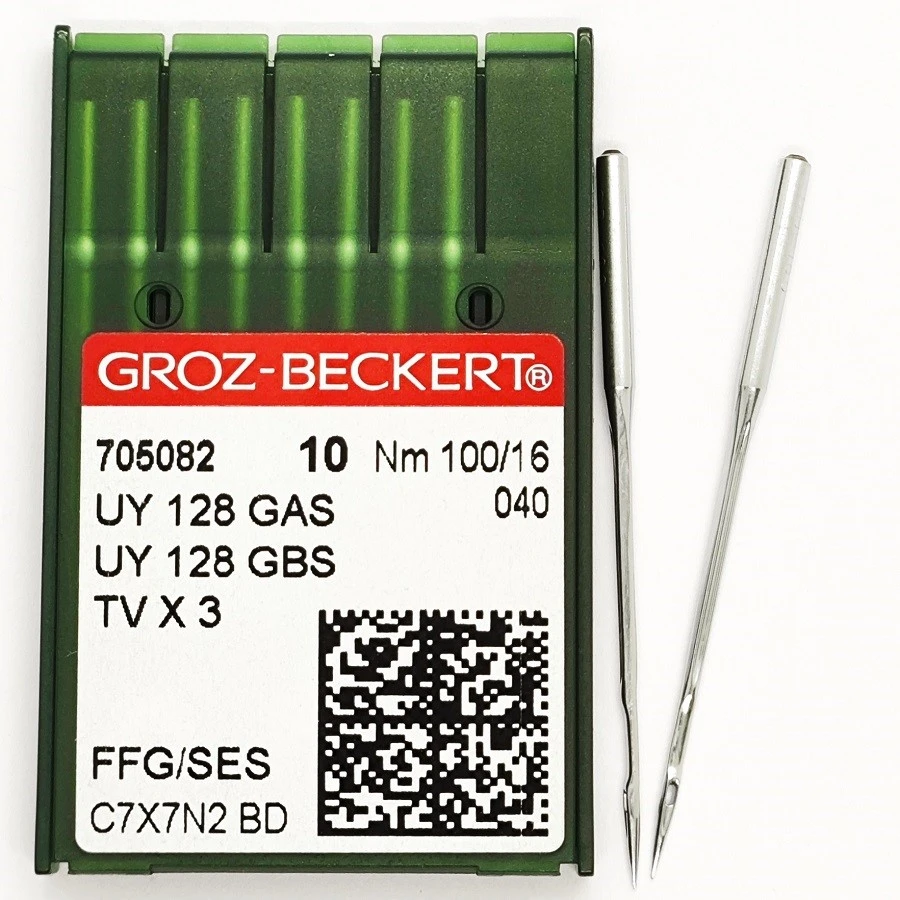GROZ-BECKERT UYx128GAS №100 SES иглы для плоскошовных машин