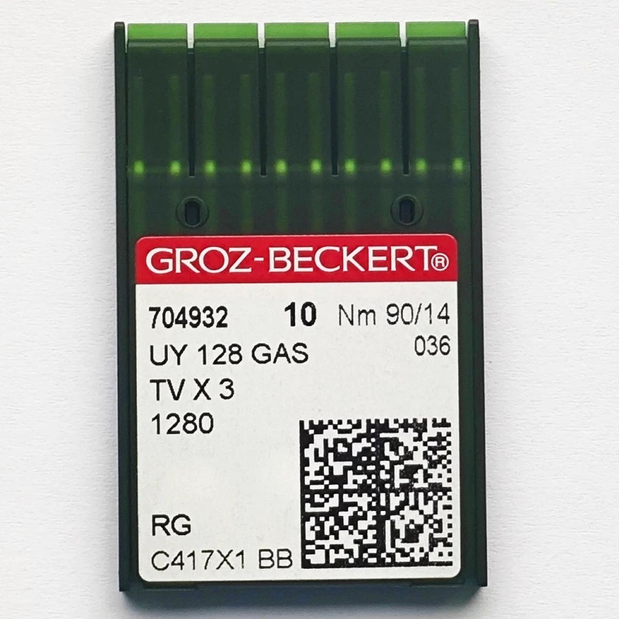 GROZ-BECKERT UYx128GAS №90 RG иглы для плоскошовных машин