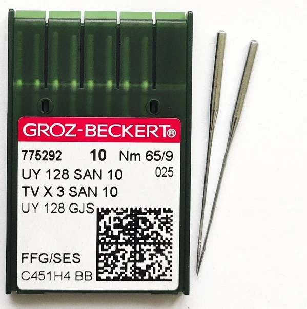 GROZ-BECKERT UYx128 SAN10 №65 SES голки для плоскошовних машин