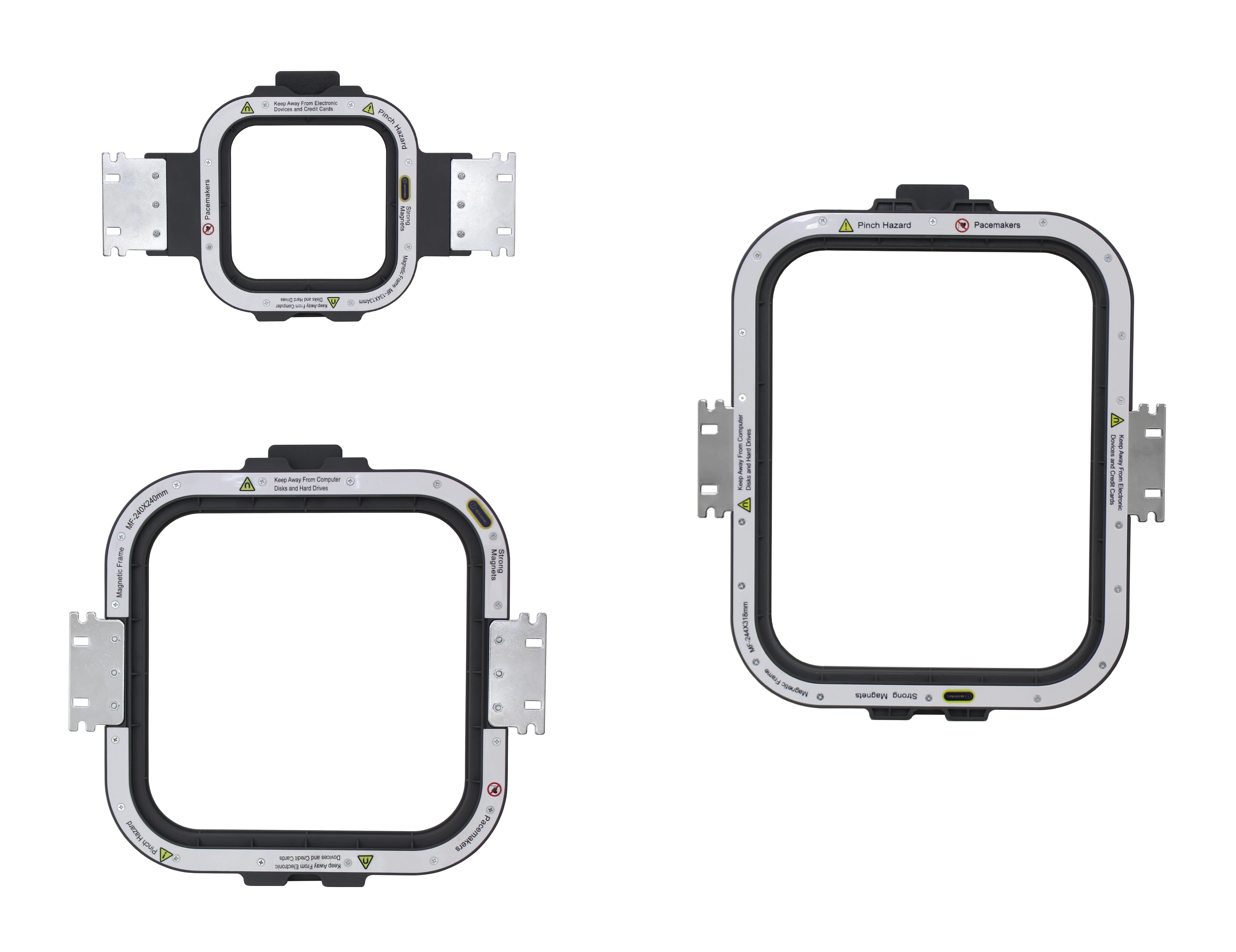 П'яльця магнітні MF134x134 / MF240x240 / MF244x318 мм (комплект 3 шт) П'яльця магнітні MF134x134 / MF240x240 / MF244x318 мм (комплект 3 шт)