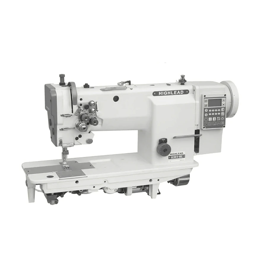 Highlead GC20518-BZ двухигольная машина с увеличенными челноками, прямым приводом и без функции отключения игл