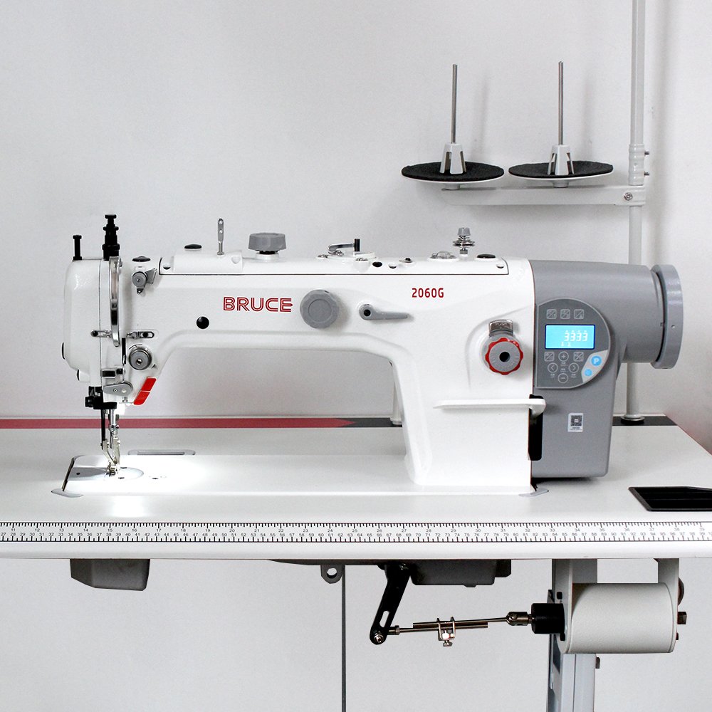 BRUCE BRC-2060GHC-4Q комп'ютеризована промислова швейна машина з потрійним просуванням матеріалів та подовженим рукавом
