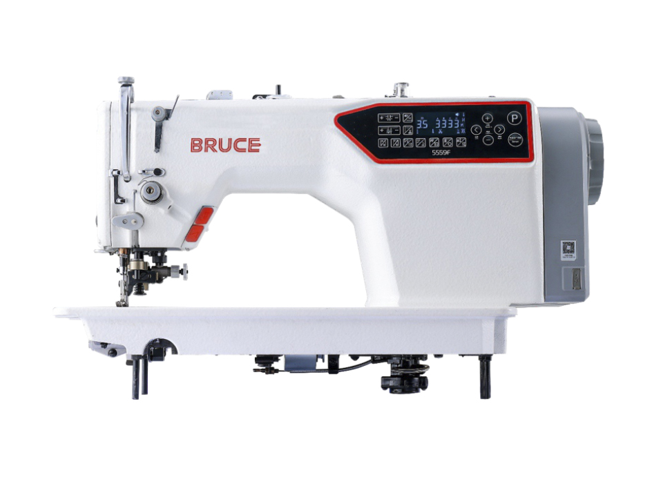 BRUCE BRC-5559F-W (1/4) промислова автоматична швейна машина з підрізкою краю матеріалу BRUCE BRC-5559F-W (1/4) промислова автоматична швейна машина з підрізкою краю матеріалу