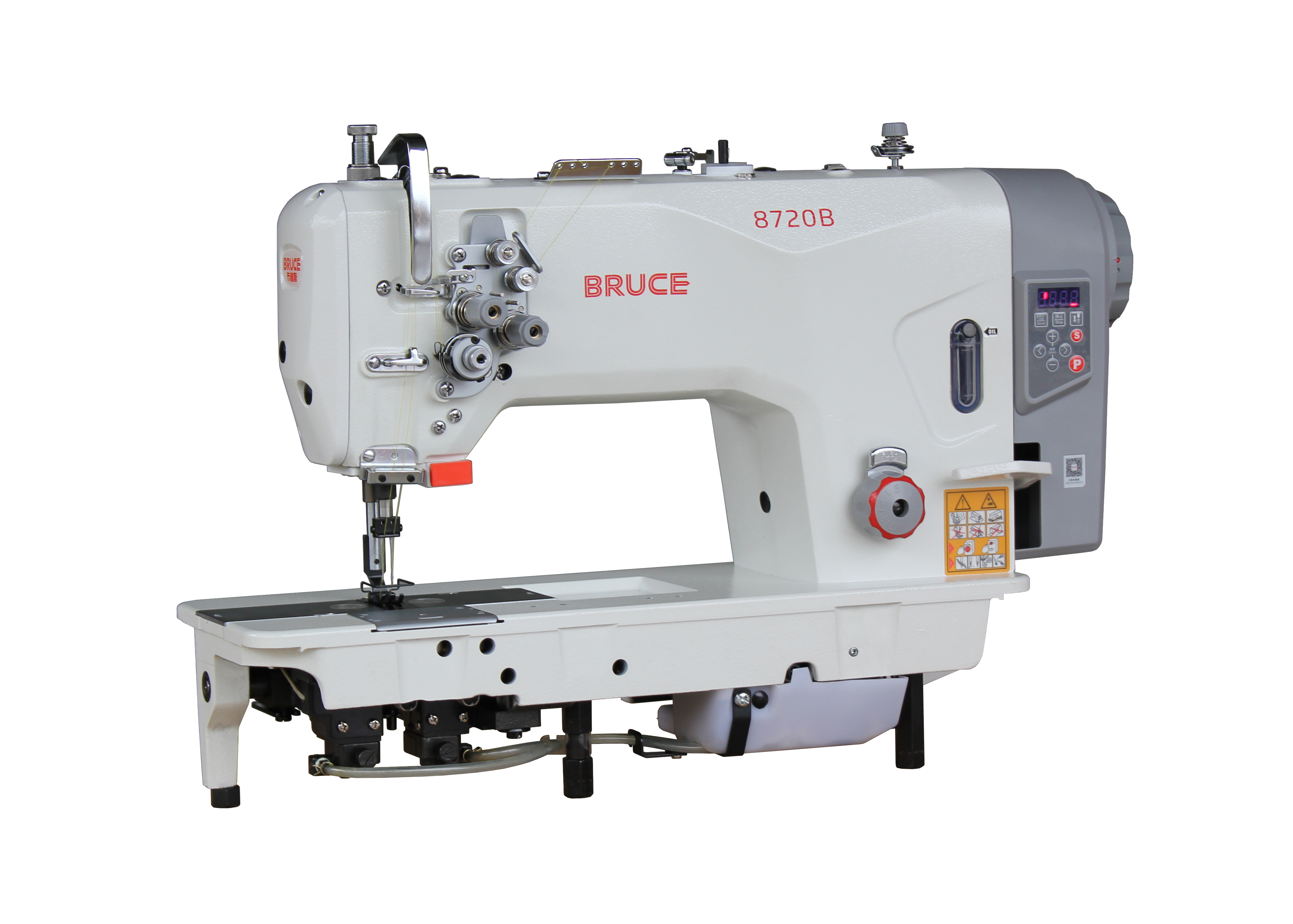 BRUCE BRC-8720B-A-003C промислова двоголкова швейна машина з збільшеними човниками