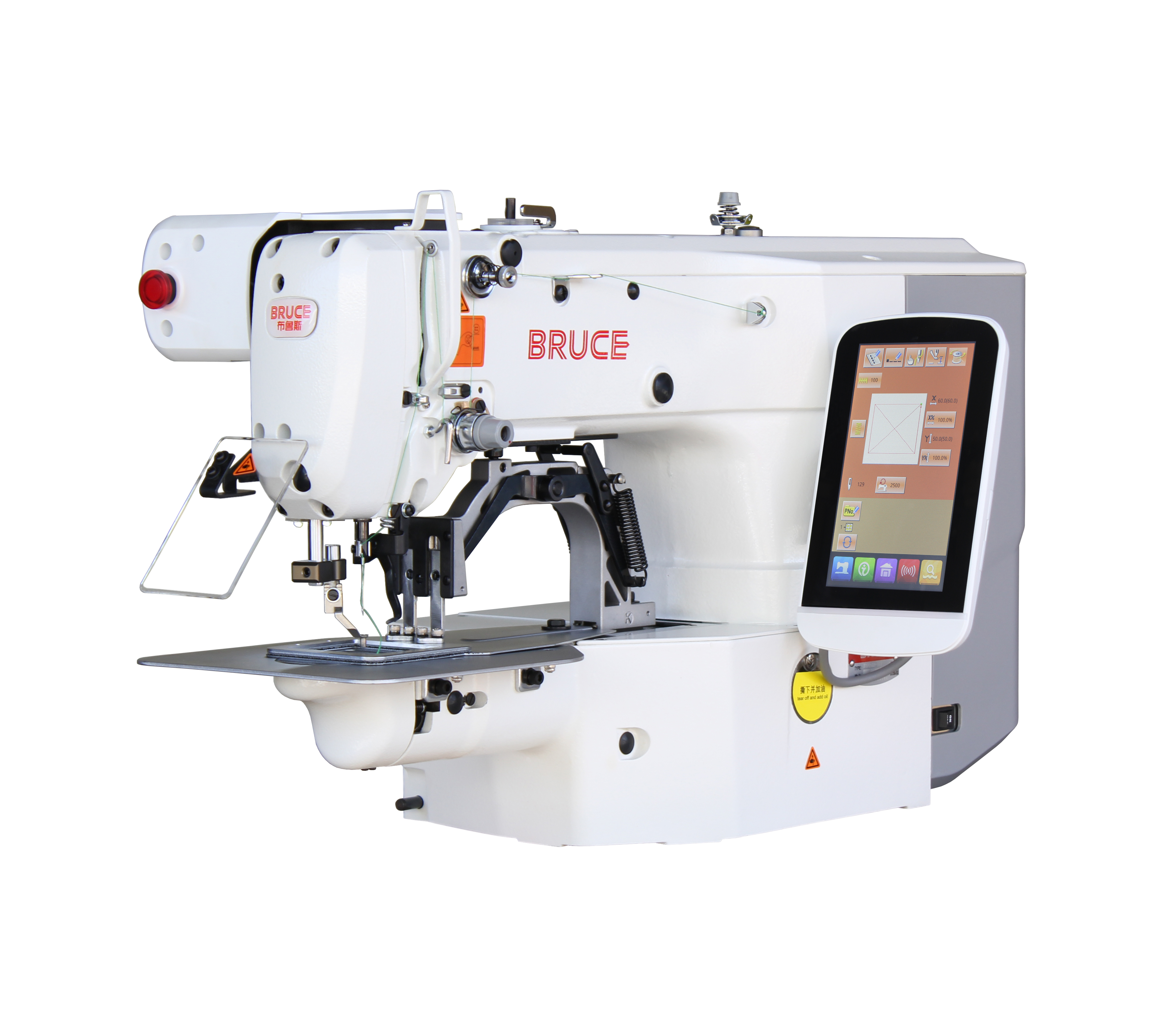 BRUCE BRC-T1906GH-D II електронна закріпочна машина з робочим полем 60х50 мм BRUCE BRC-T1906GH-D II електронна закріпочна машина з робочим полем 60х50 мм