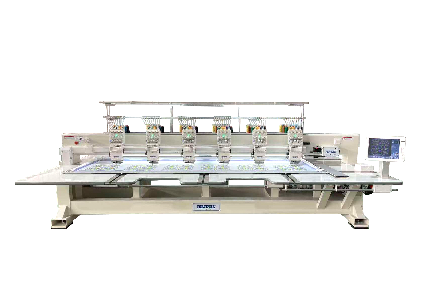 FORTEVER FT-1506MF (500х850 мм) шестиголова промислова вишивальна машина для плоскої вишивки