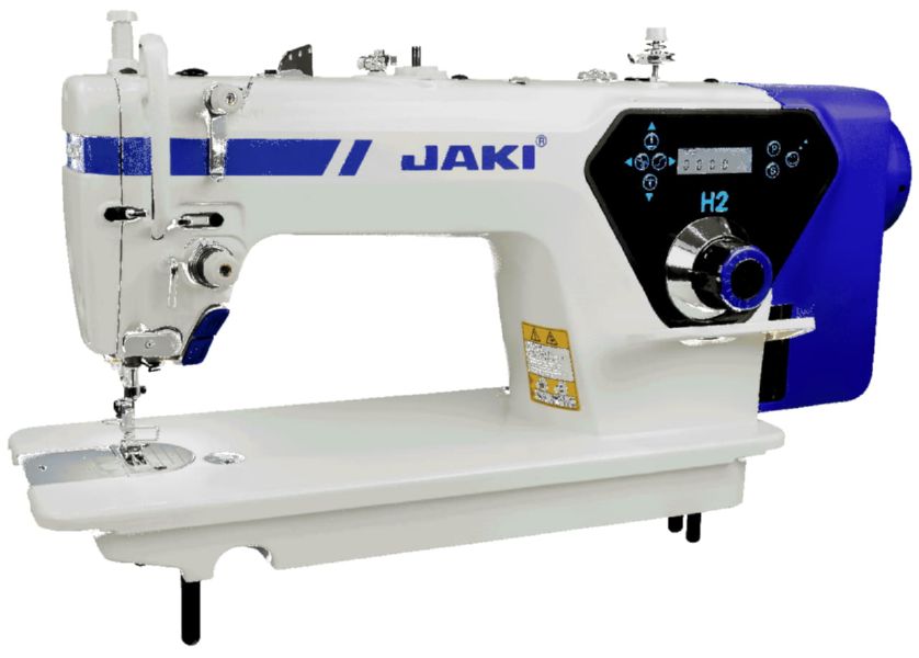JAKI H2, промислова швейна машина з вбудованим серводвигуном та автоматичною обрізкою ниток для легких-середніх матеріалів JAKI H2, промислова швейна машина з вбудованим серводвигуном та автоматичною обрізкою ниток для легких-середніх матеріалів