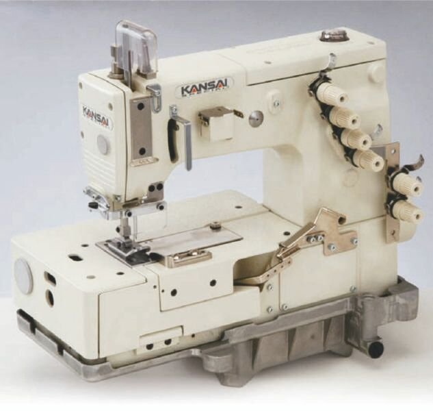 Kansai Special HDX1102 промислова 2-голкова машина ланцюжкового стібка для над важких матеріалів Kansai Special HDX1102 промислова 2-голкова машина ланцюжкового стібка для над важких матеріалів