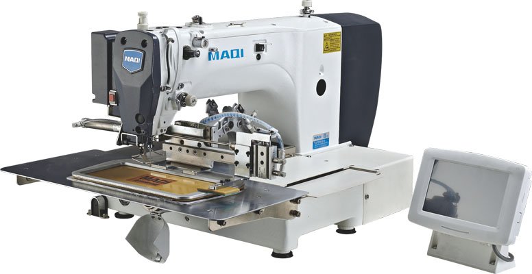 MAQI LS-T2210G-02A машина циклічного шиття з від’їзною пневматичною притискною лапою, робоче поле 220х100 мм