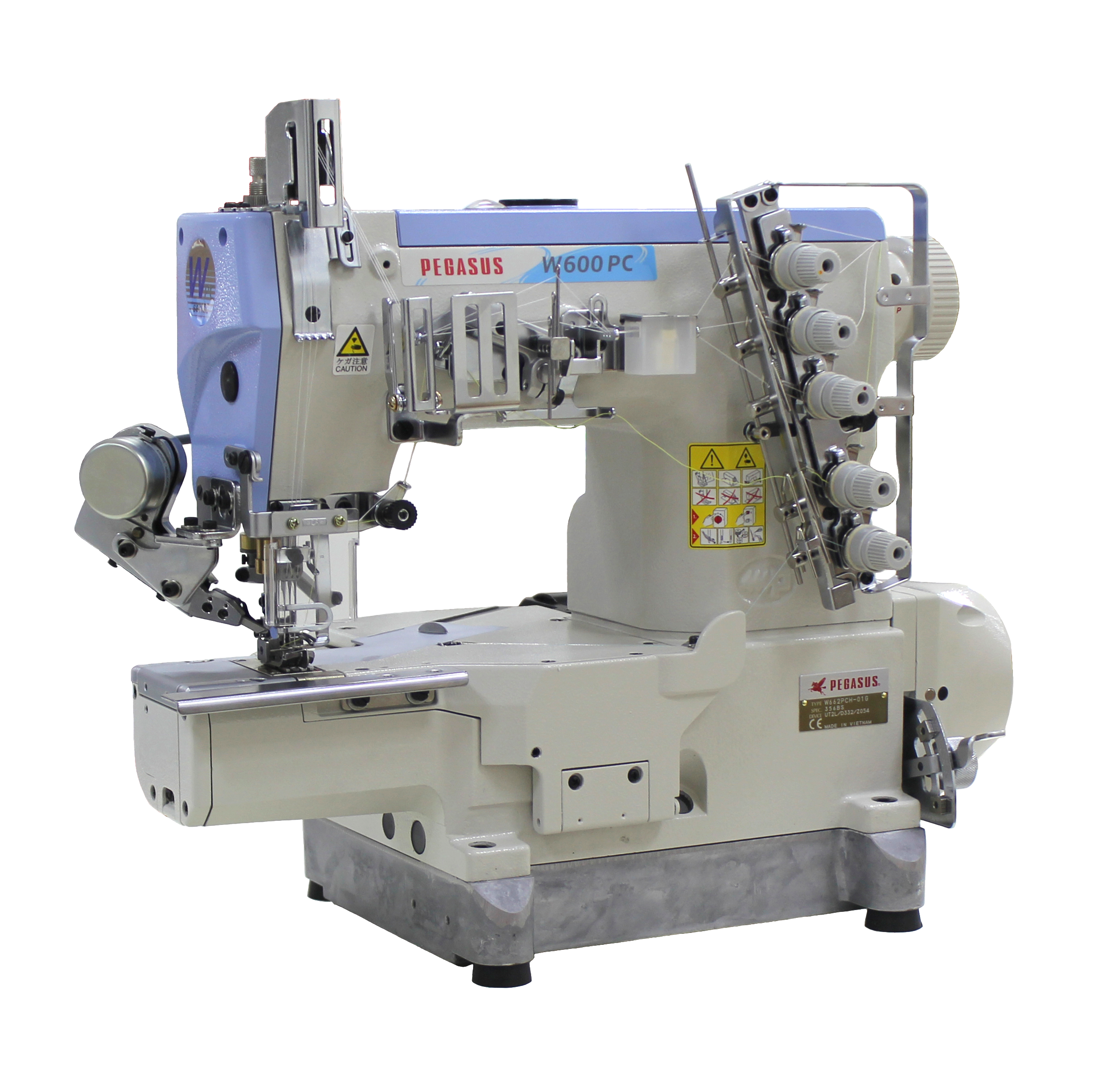 Pegasus W662PCH-01GX356BS/UT2L/D332/Z054 промислова плоскошовна машина з циліндричною платформою і автоматичними функціями
