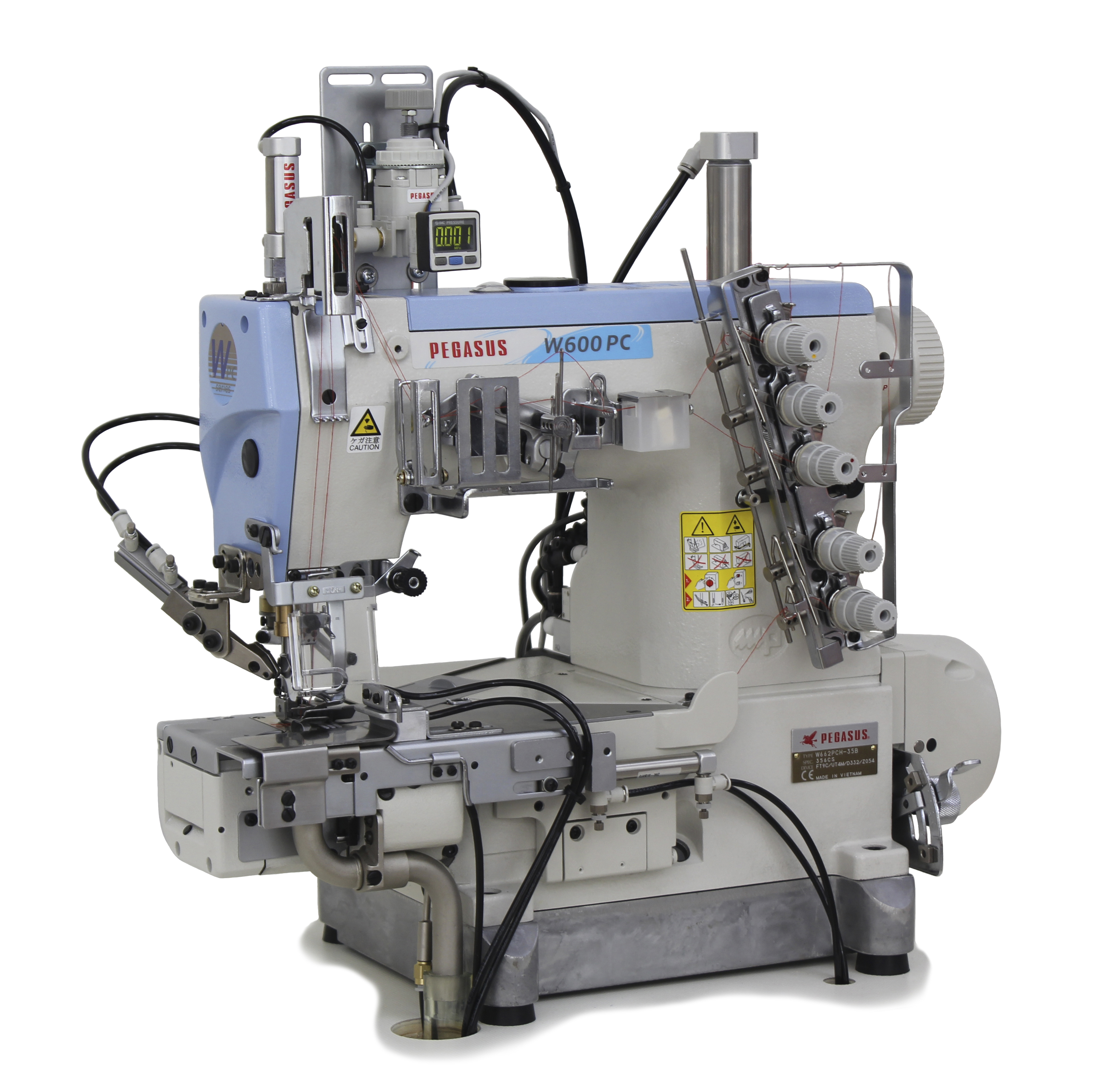 Pegasus W662PCH-35BX356CS/FT9C/UT4M/D332/Z054 плоскошовна промислова швейна машина з циліндричним рукавом