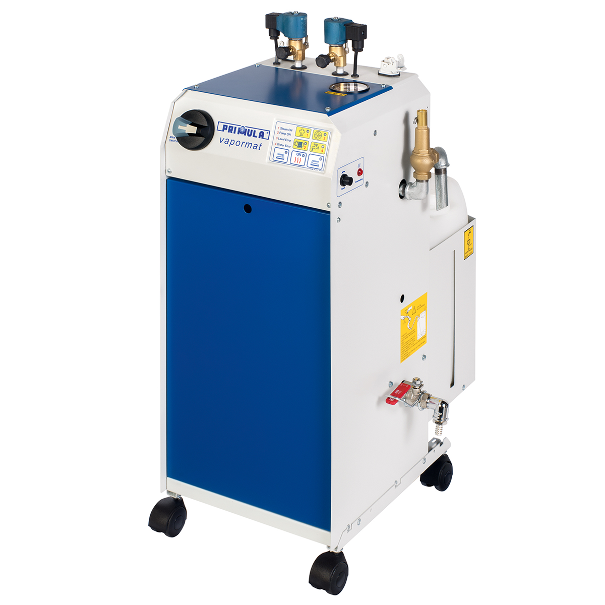 PRIMULA VAPORMAT 2- 4 KW 230V автоматичний парогенератор на 2 робочих місця з електронним керуванням
