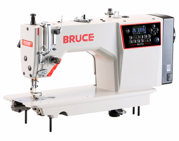 BRUCE R4200-DQ комп'ютеризована швейна машина з електронним регулюванням довжини стібка та серво підйомником лапки, для легких-середніх матеріалів