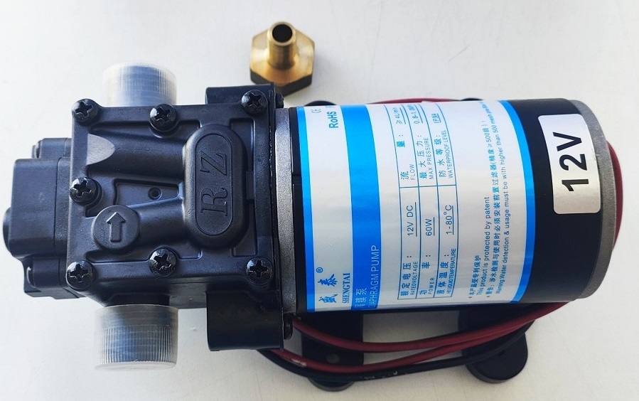Помпа 12V SHENGTAI 60W 4L/min 1MPa Помпа 12V SHENGTAI 60W 4L/min 1MPa